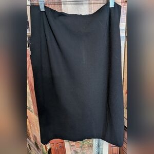 Tahari Classic Black Pencil Skirt